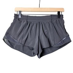 Lululemon Hotty Hot Short 2.5” Black Lined Womens Size 6